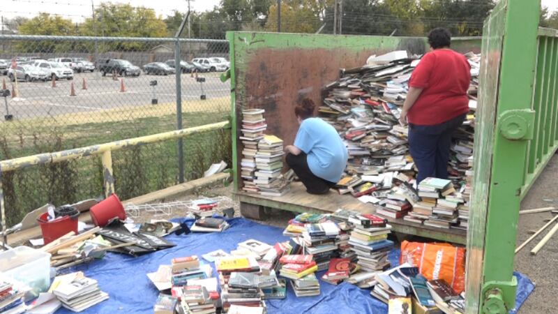 After a social media post of an entire dumpster full of books went viral, the Weird Space will...