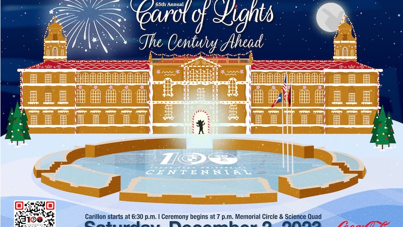 The 2023 Carol of Lights® ceremony is scheduled for 7 p.m. Dec. 2, with the traditional...