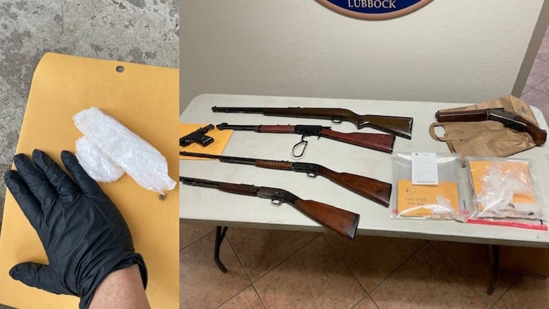 Methamphetamine and firearms found during TAG operation