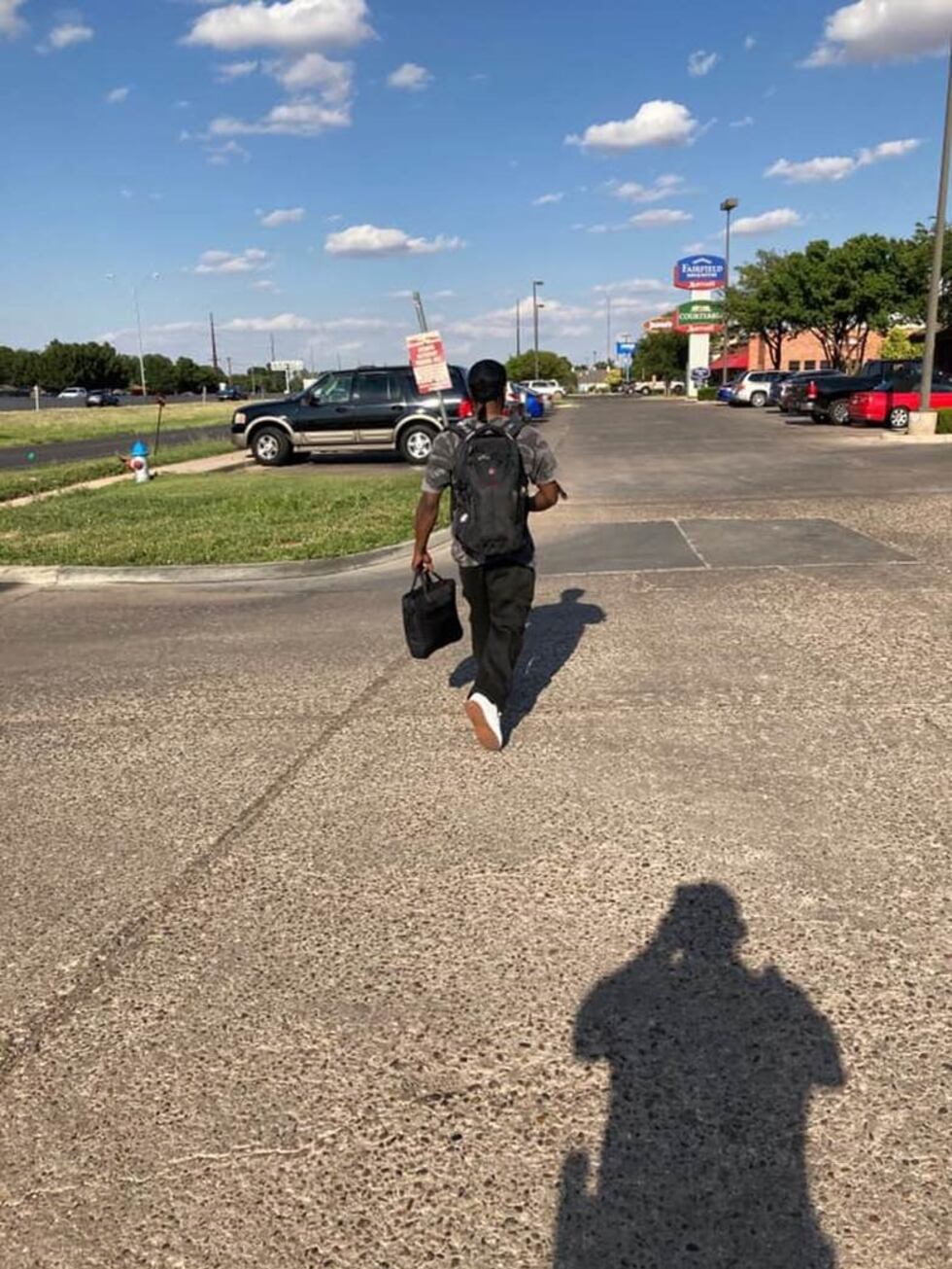 Police and LCSO are searching for the suspect, described as a black male, around 5′8 wearing a...