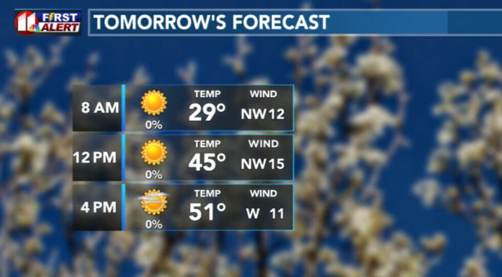Tomorrow's forecast