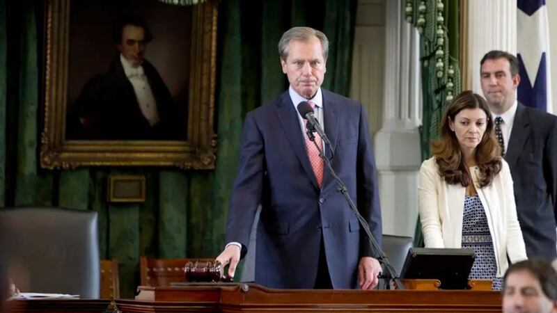 Former Texas Lt. Gov. David Dewhurst gaveled the Senate out for the 83rd regular session in...