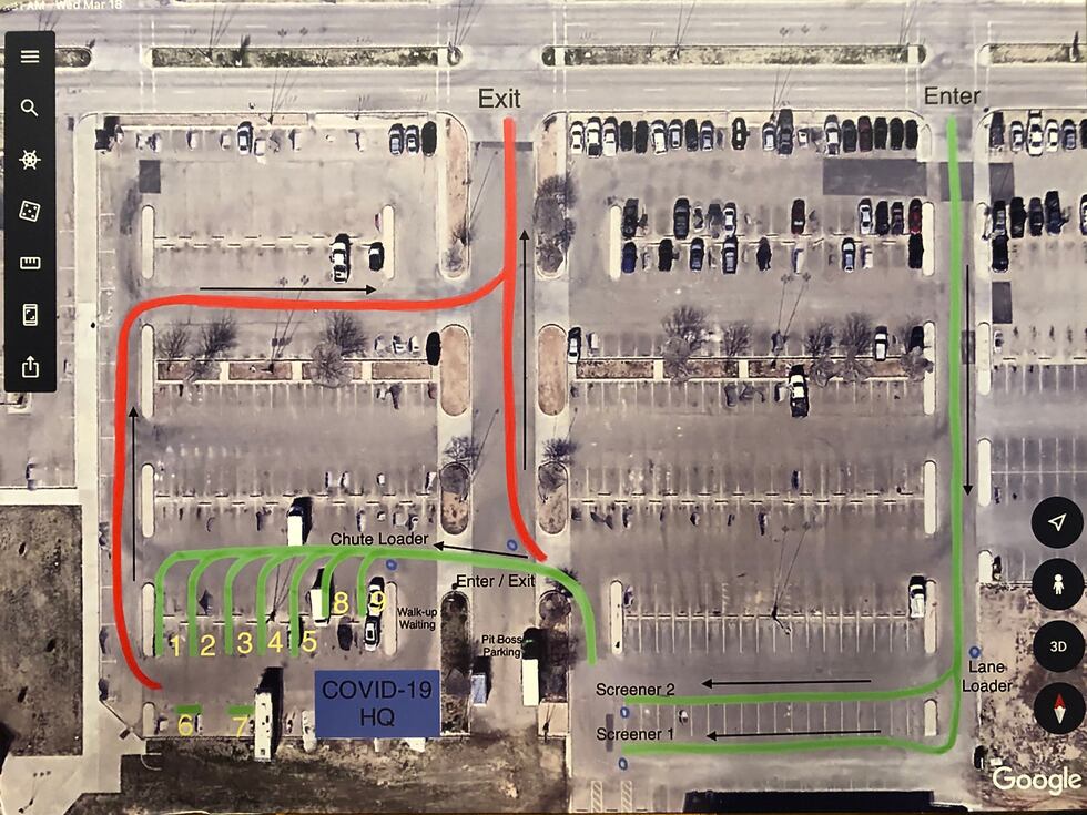 Map to UMC Screening Line