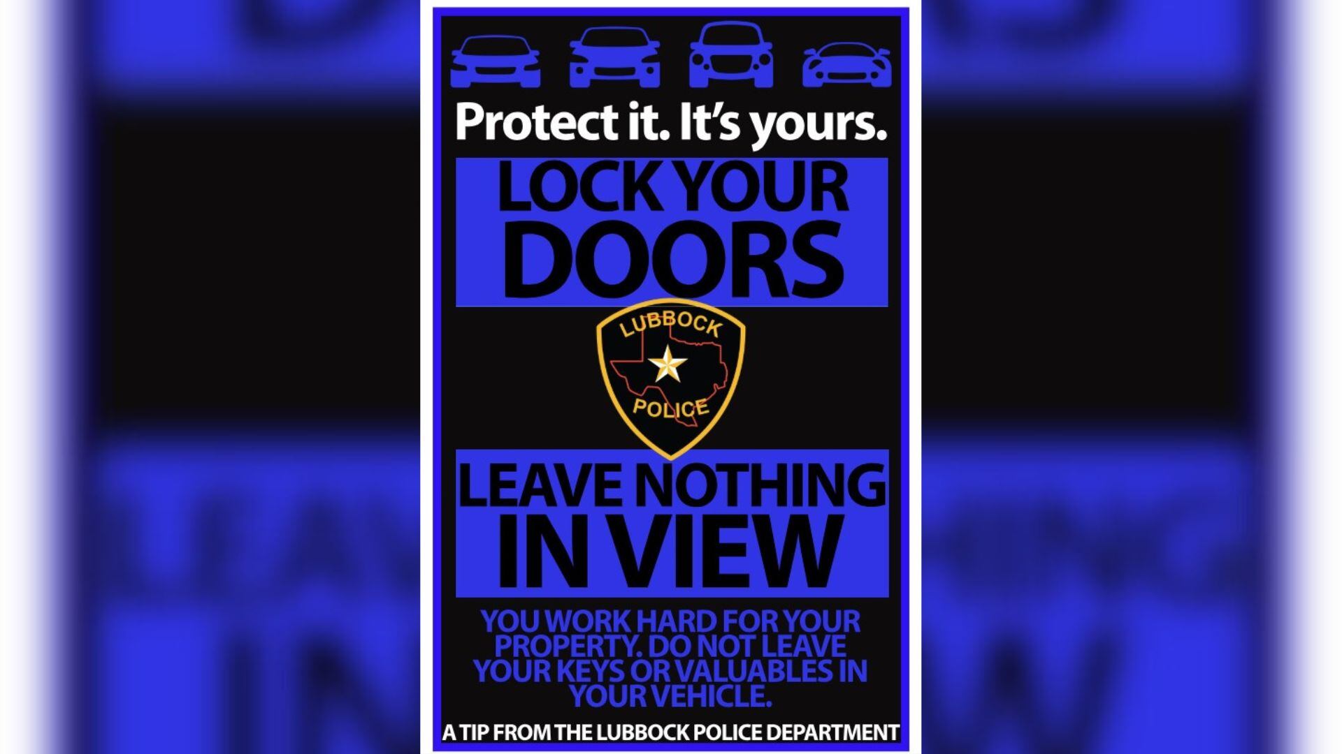 LPD reminds public of preventative steps to combat vehicle burglaries - Vimarsana News