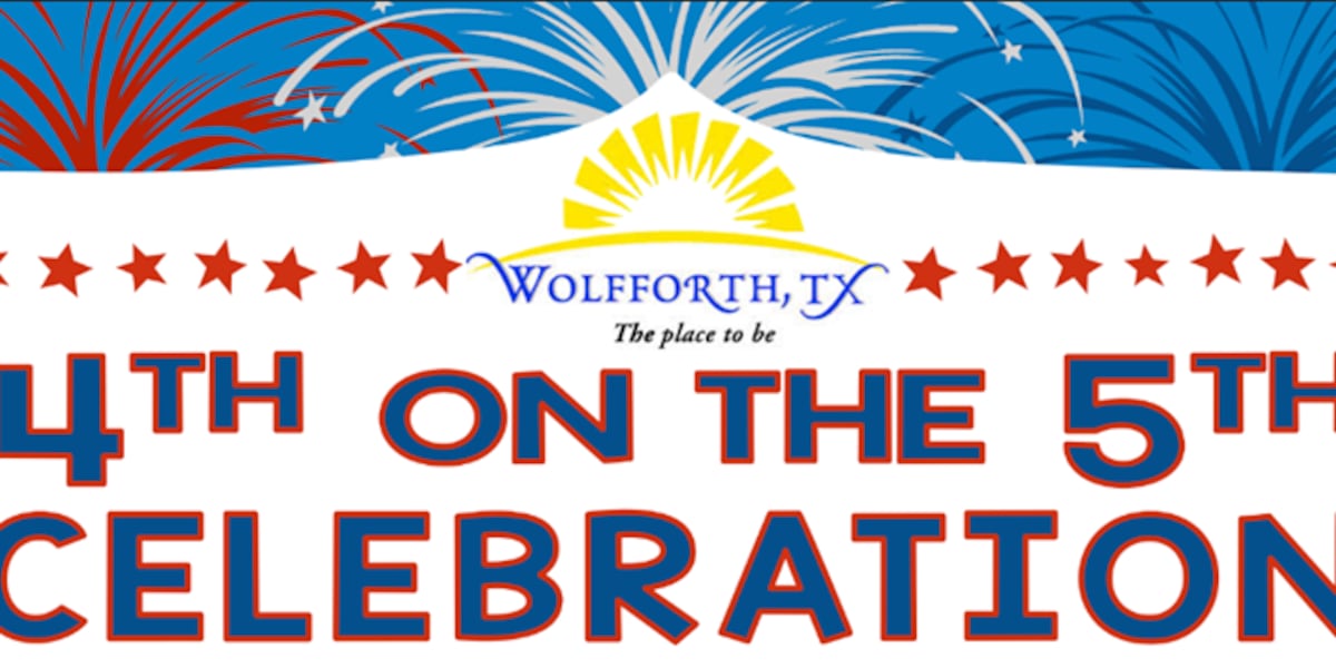 Wolfforth to host '4th on 5th' festivities Thursday