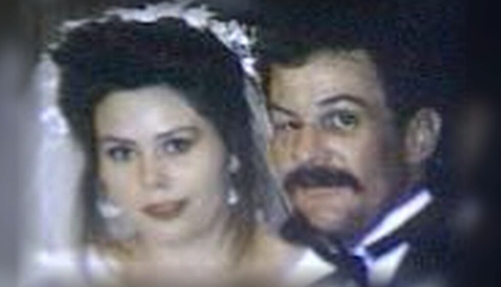Stephanie Meeks Henderson and Ricky Don Henderson on their wedding day. Ricky Don Henderson is...