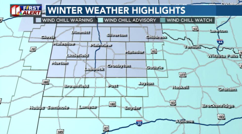 Winter weather highlights