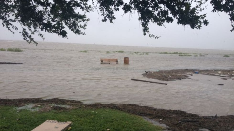 Port Lavaca hit by Tropical Storm Bill. Photos provided by Dr. Rich Krupar